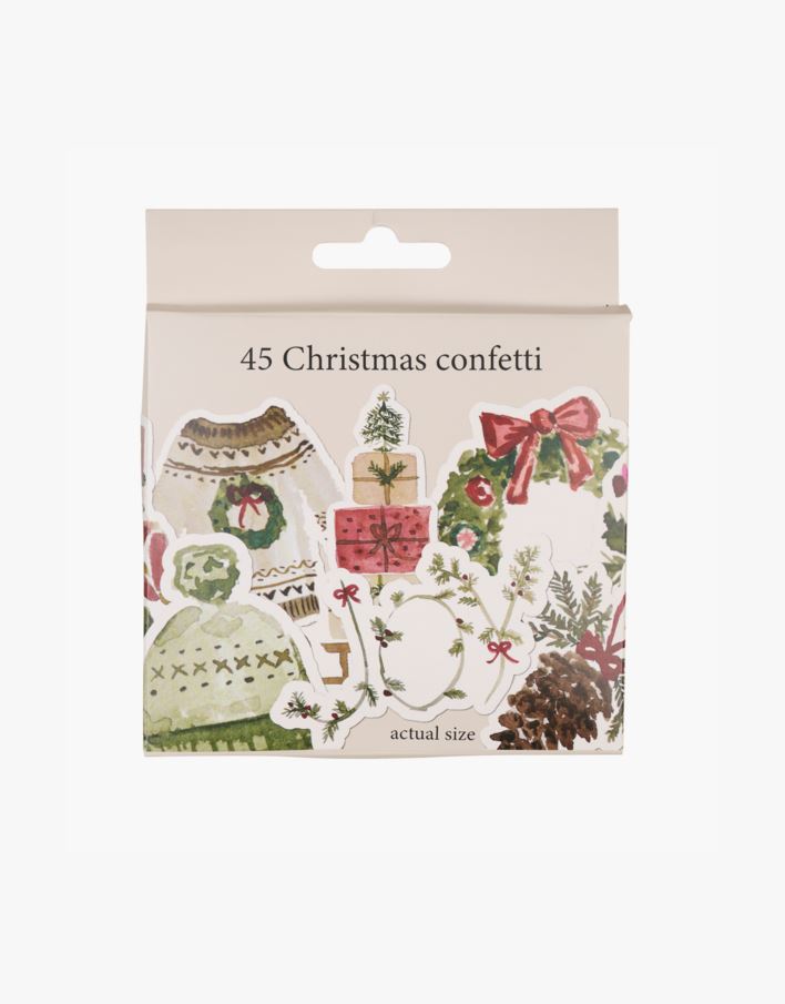 Konfetti multi rød - 6 multi rød - 1