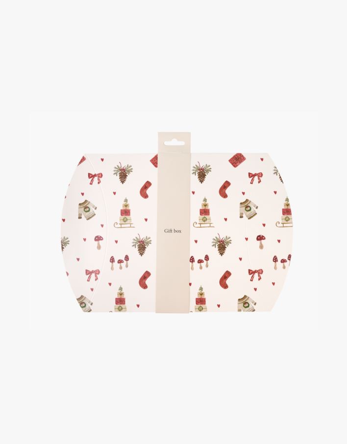 Gaveeske multi rød - 35x24 cm multi rød - 1