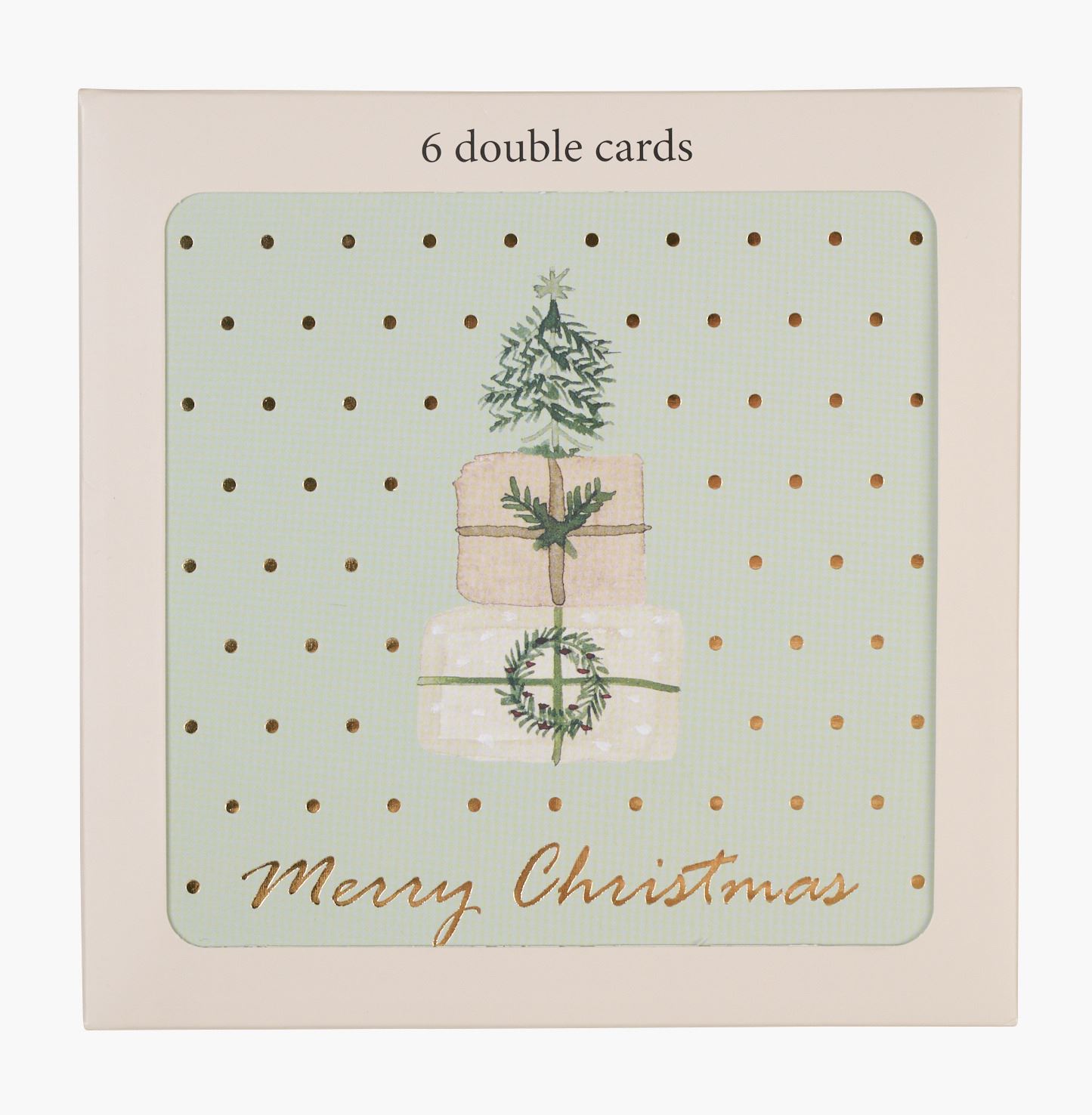 Dobbelt kort multi - 15x15 cm multi - 1