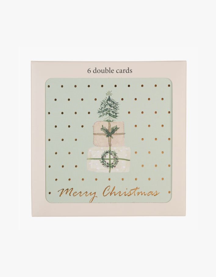 Dobbelt kort multi - 15x15 cm multi - 1