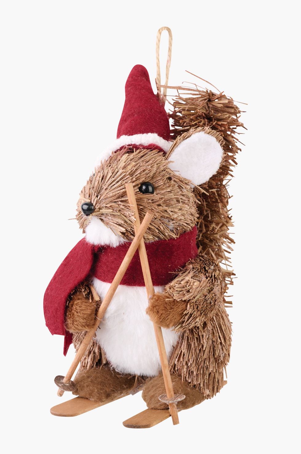 Juletrepynt brun - 13x8,5x13 cm brun - 1