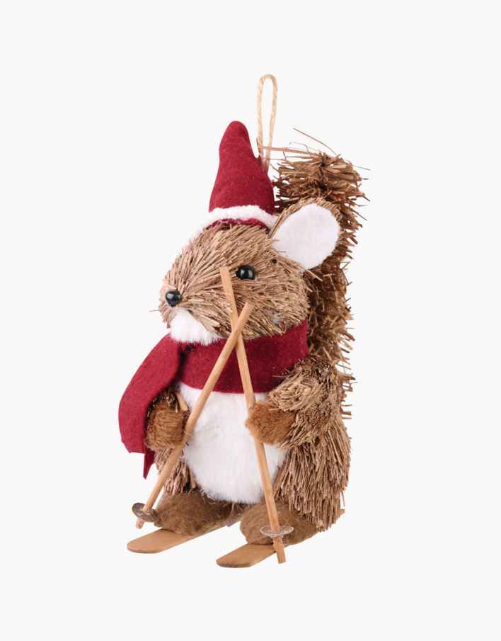 Juletrepynt brun - 13x8,5x13 cm brun - 1