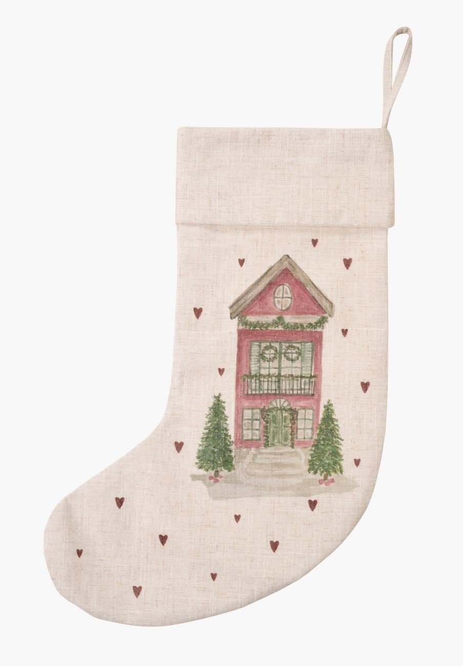 Julestrømpe multi rød - 35x50 cm multi rød - 1