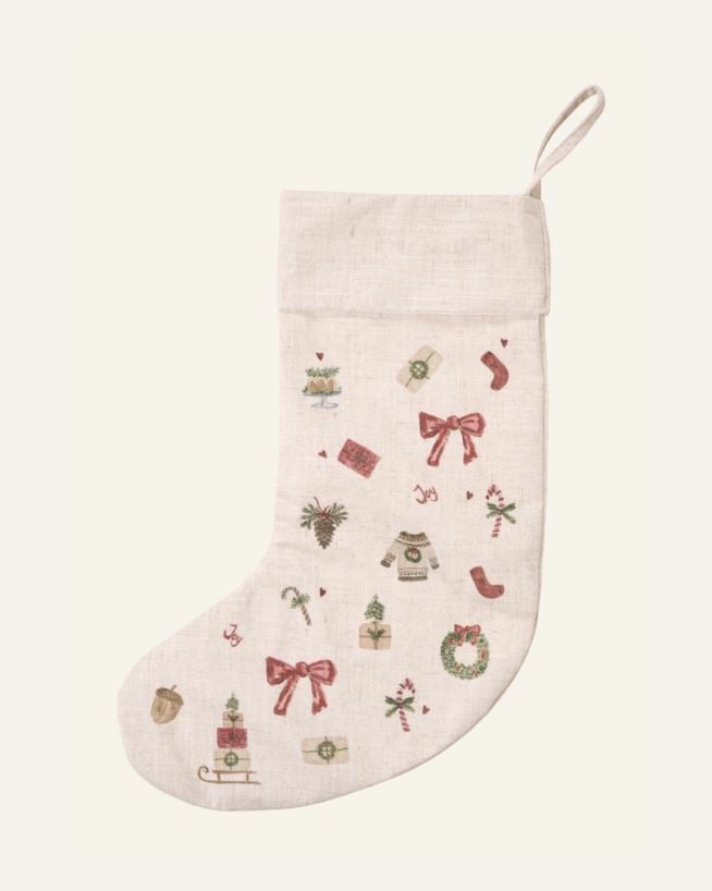 Julestrømpe multi rød - 35x50 cm multi rød - 1