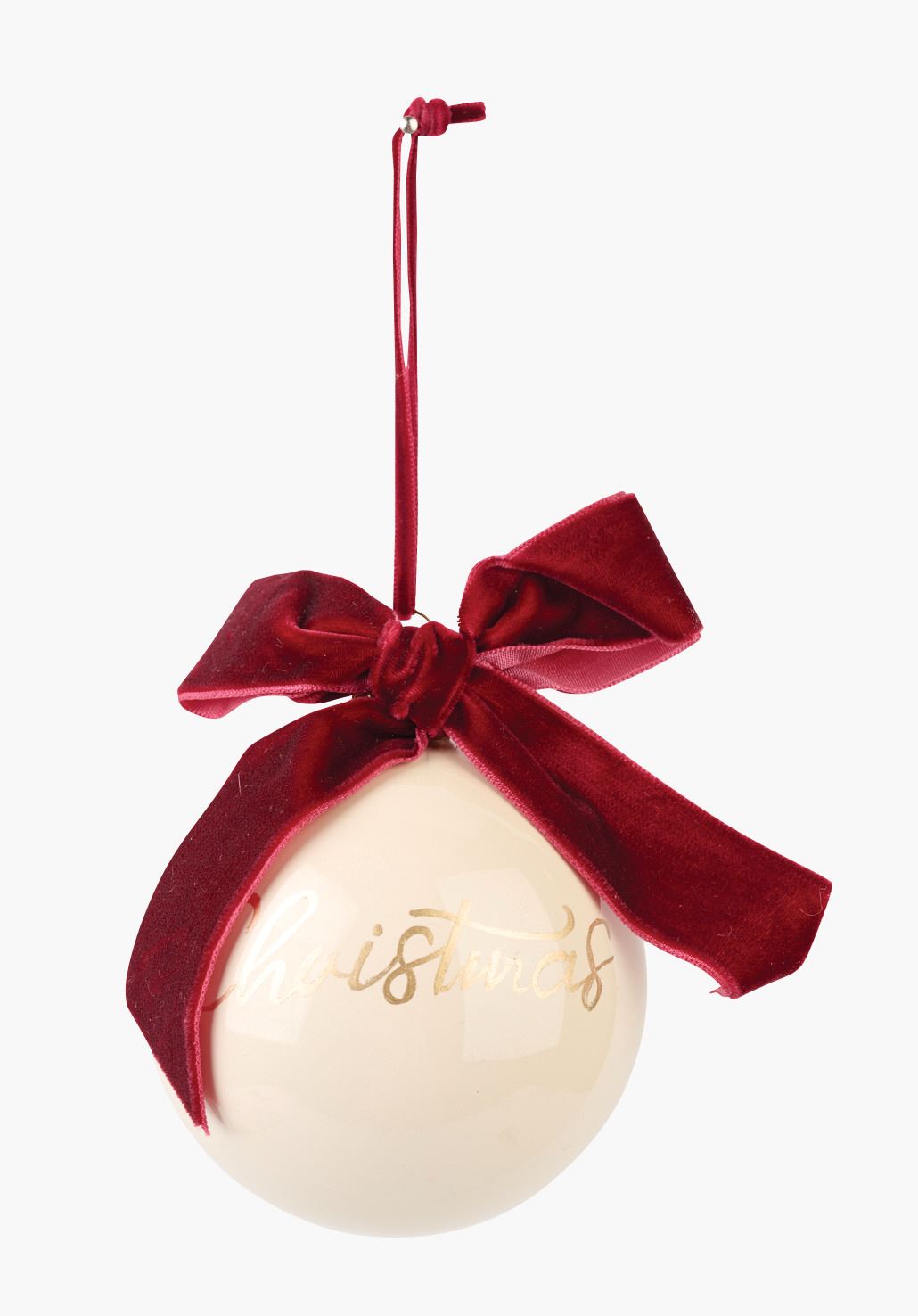 Julekule multi rød - ø8 multi rød - 1