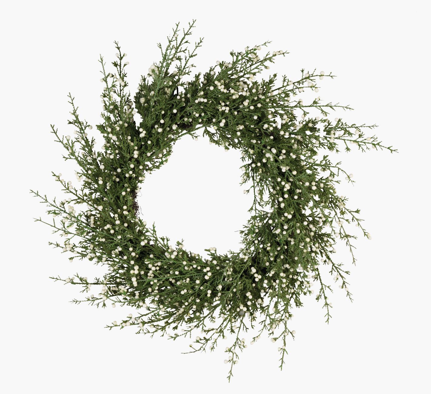 Krans multi grønn - ø66x10 cm multi grønn - 1