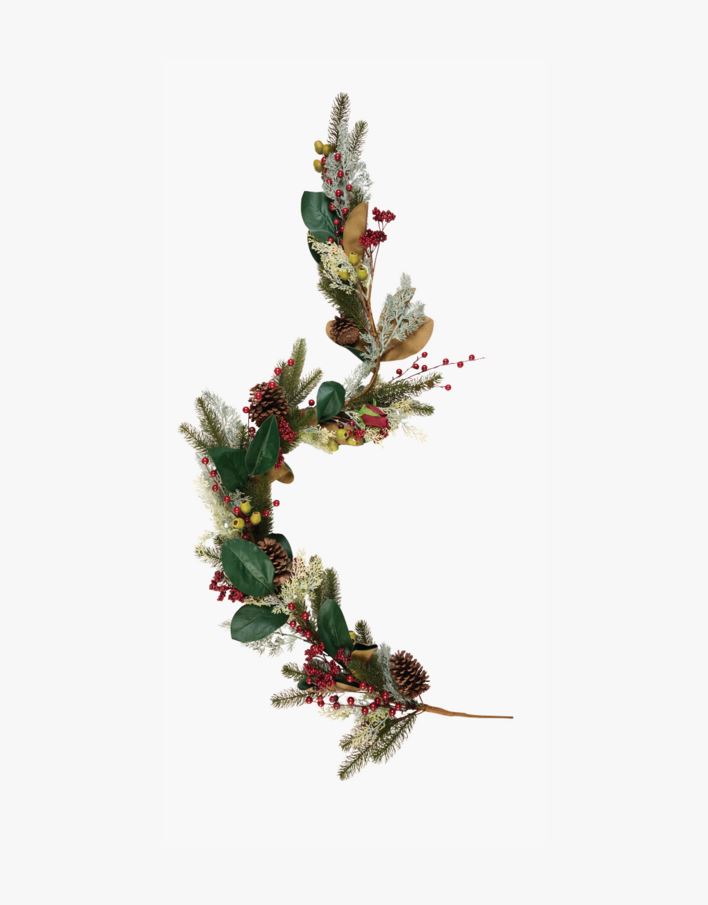 Girlander multi rød - 26x15x183 cm multi rød - 1