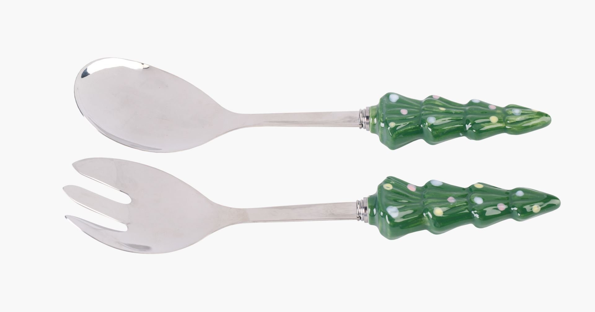 Salatbestikk grønn - 22,5x6 cm grønn - 1