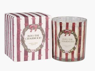 Sense The Moment Sense Bows Stripe Duftlys Multi Rød 230 g