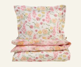 Kid Birgitta Sunny Sateng Sengesett Multi Rosa 140x220 cm/50x70 cm