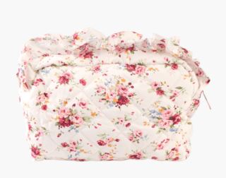 Kid Rose Ruffle Toalettmappe Hvit 14x20 cm