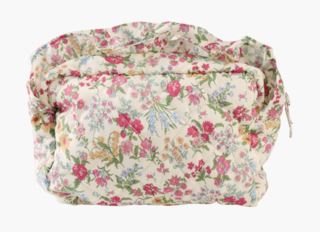 Kid Rosemary Ruffle Toalettmappe Krem 14x20 cm