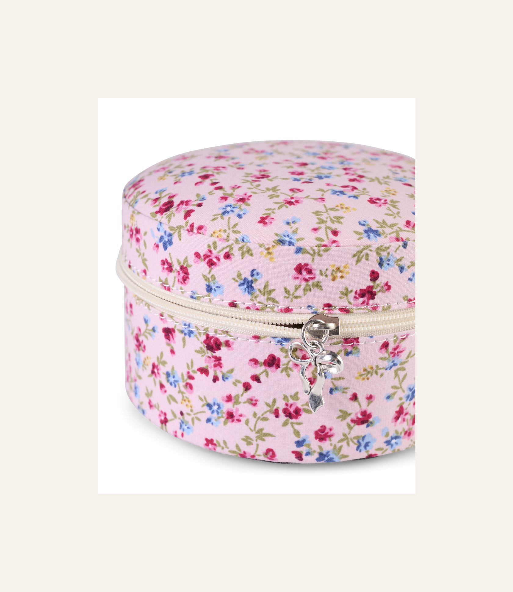 Smykkeskrin m/glidelås rosa - 2