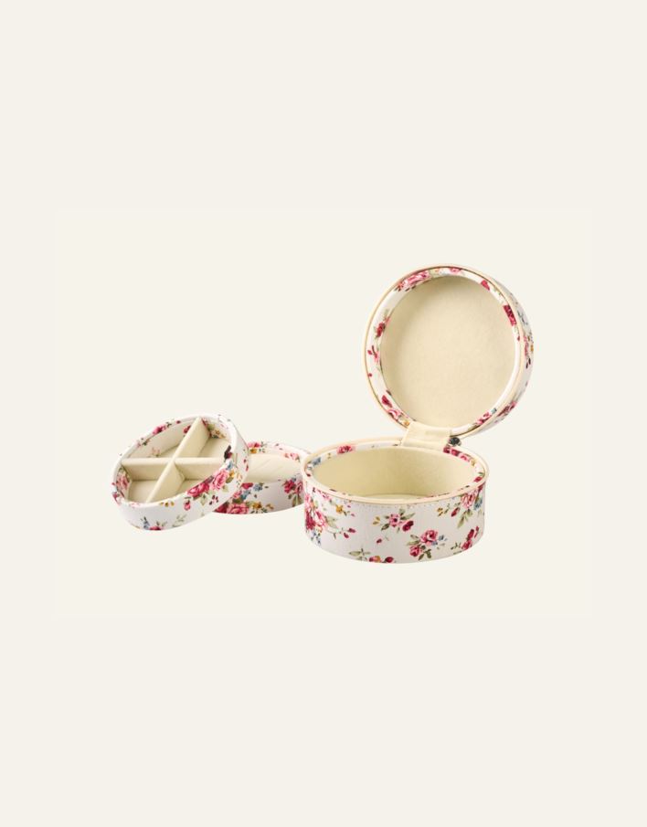 Smykkeskrin m/glidelås hvit - 3