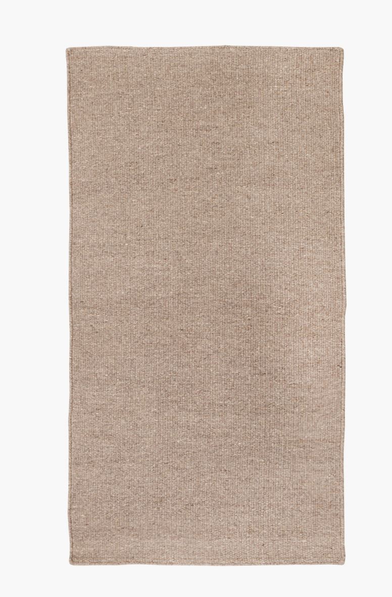 Ullteppe lys brun - 80x150 cm lys brun - 1