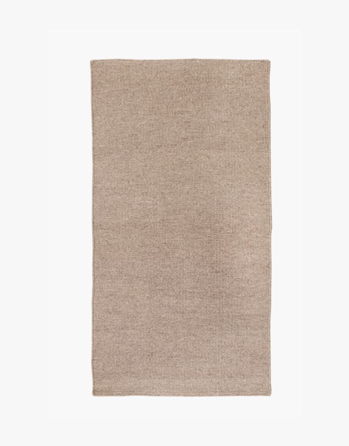 Ullteppe lys brun - 80x150 cm lys brun - 1