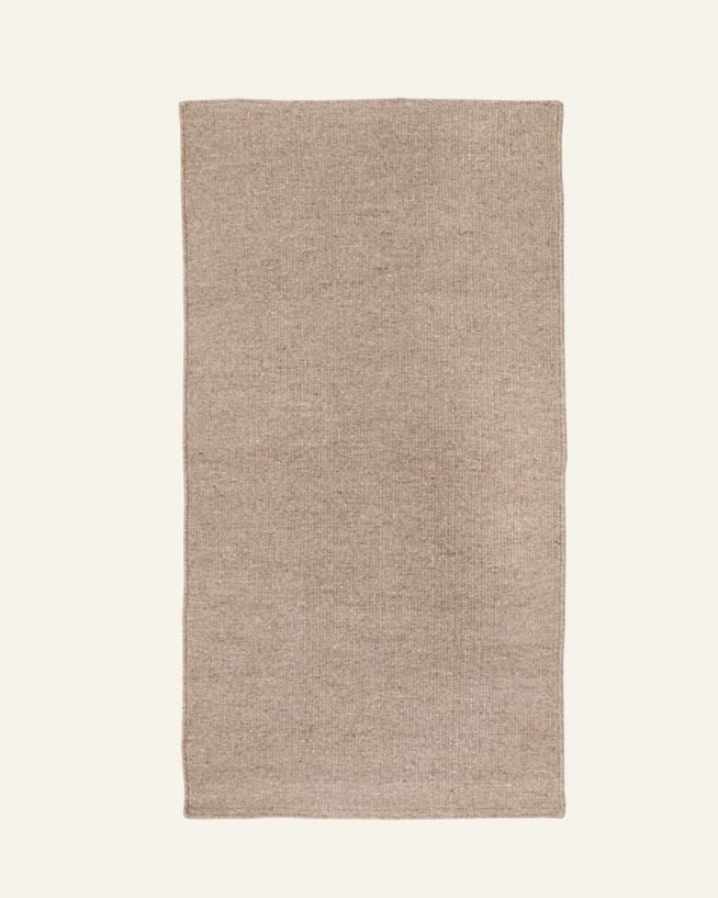 Ullteppe lys brun - 80x150 cm lys brun - 1