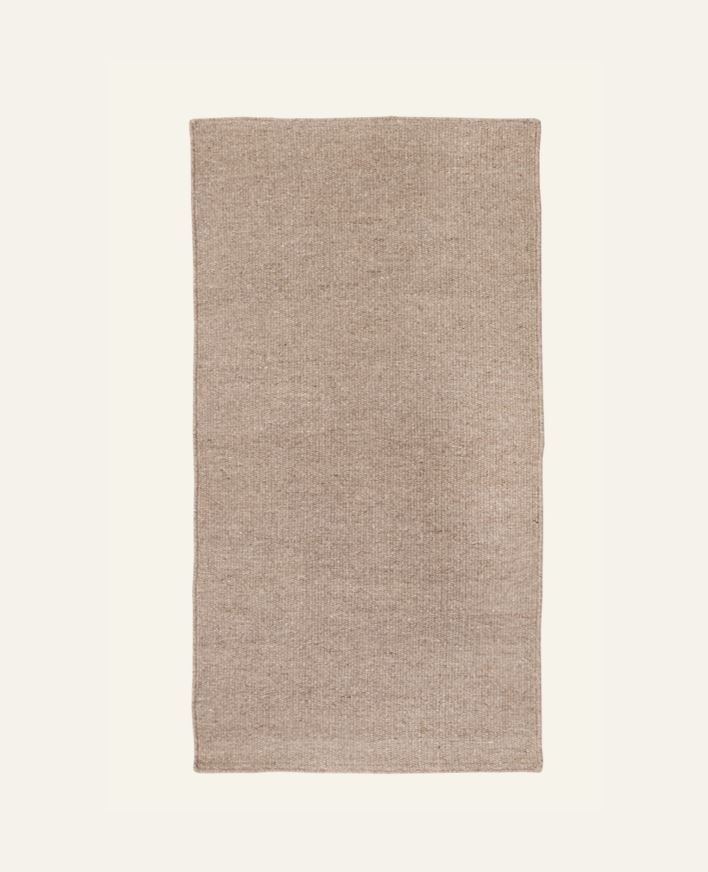Ullteppe lys brun - 80x150 cm lys brun - 1