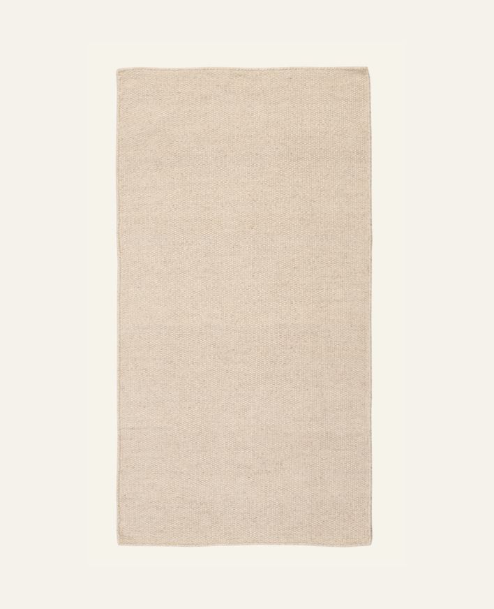 Ullteppe lys beige - 80x150 cm lys beige - 1