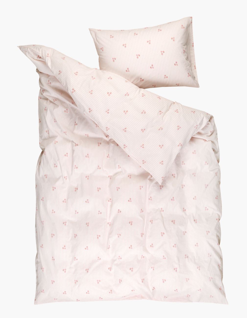 Bomull sengesett rosa - 2