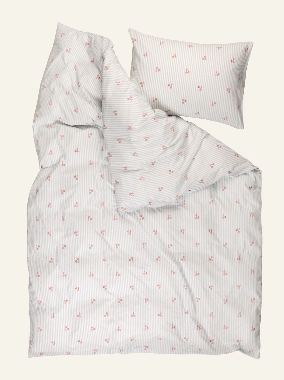 Bomull sengesett lys blå - 2