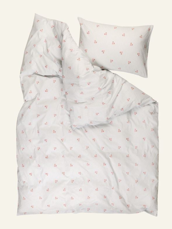 Bomull sengesett lys blå - 2