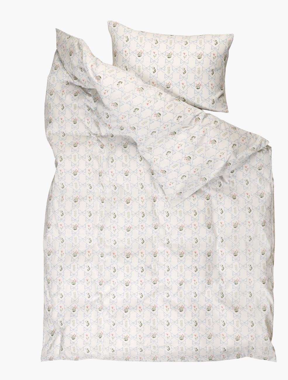 Bomull sengesett multi blå - 3