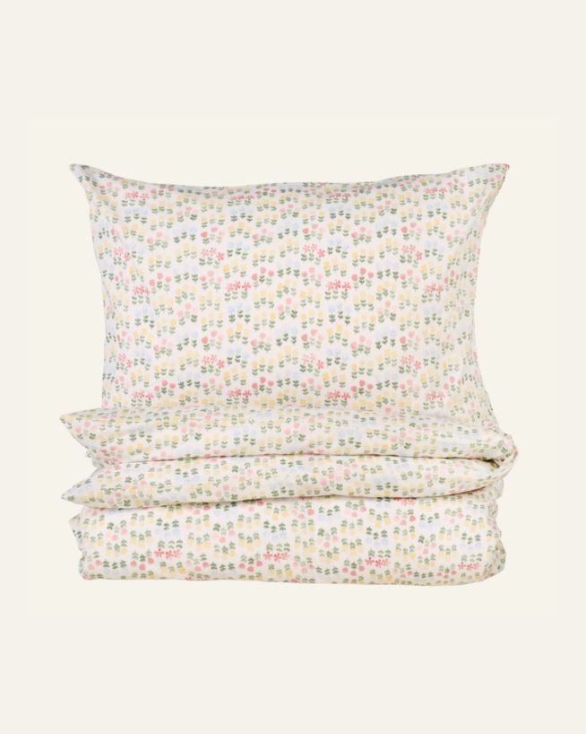 Bomull sengesett multi - 140x200 cm multi - 1