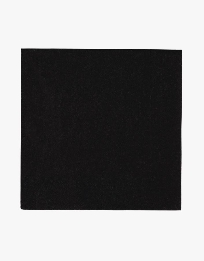 Middagsservietter svart - 40x40 cm svart - 1