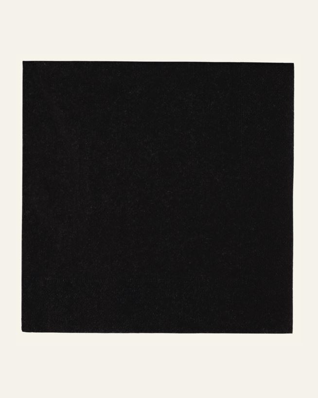 Middagsservietter svart - 40x40 cm svart - 1