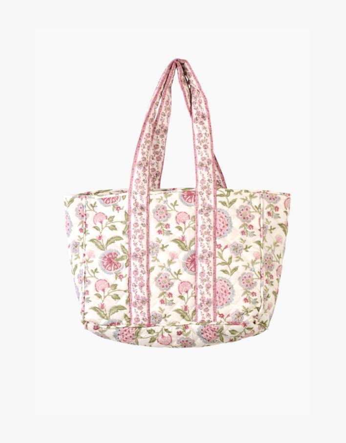 Liten tote bag multi rosa - 30x40 cm multi rosa - 1