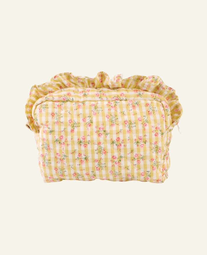 Toalettmappe lys gul - 14x20 cm lys gul - 1