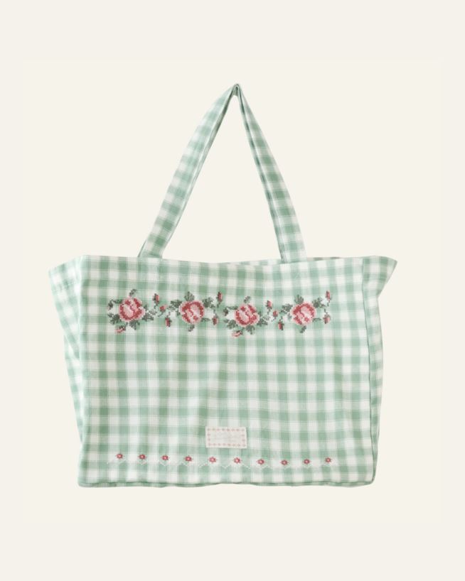 Totebag grønn - 33x43 cm grønn - 1