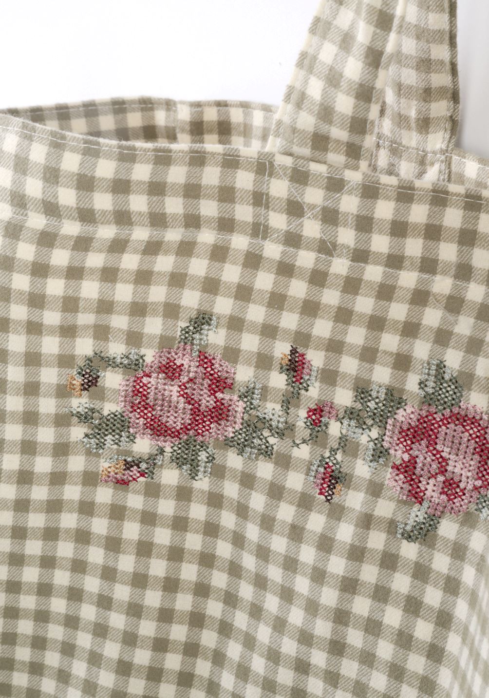 Totebag olivengrønn - 5