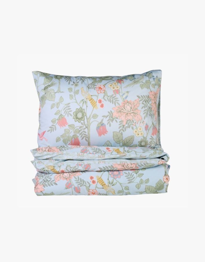 Sengesett multi blå - 140x200 cm multi blå - 1