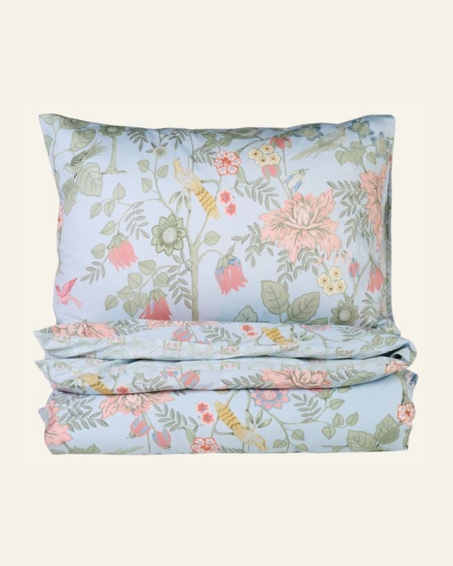 Sengesett multi blå - 140x220 cm multi blå - 1