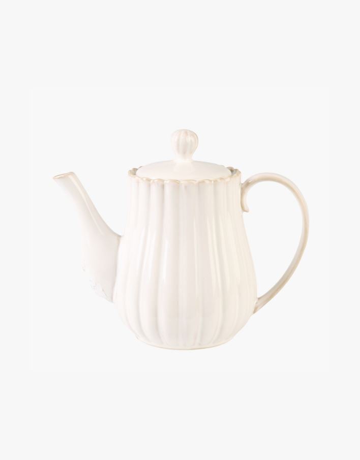 Kanne m/lokk hvit - 1150ml hvit - 1