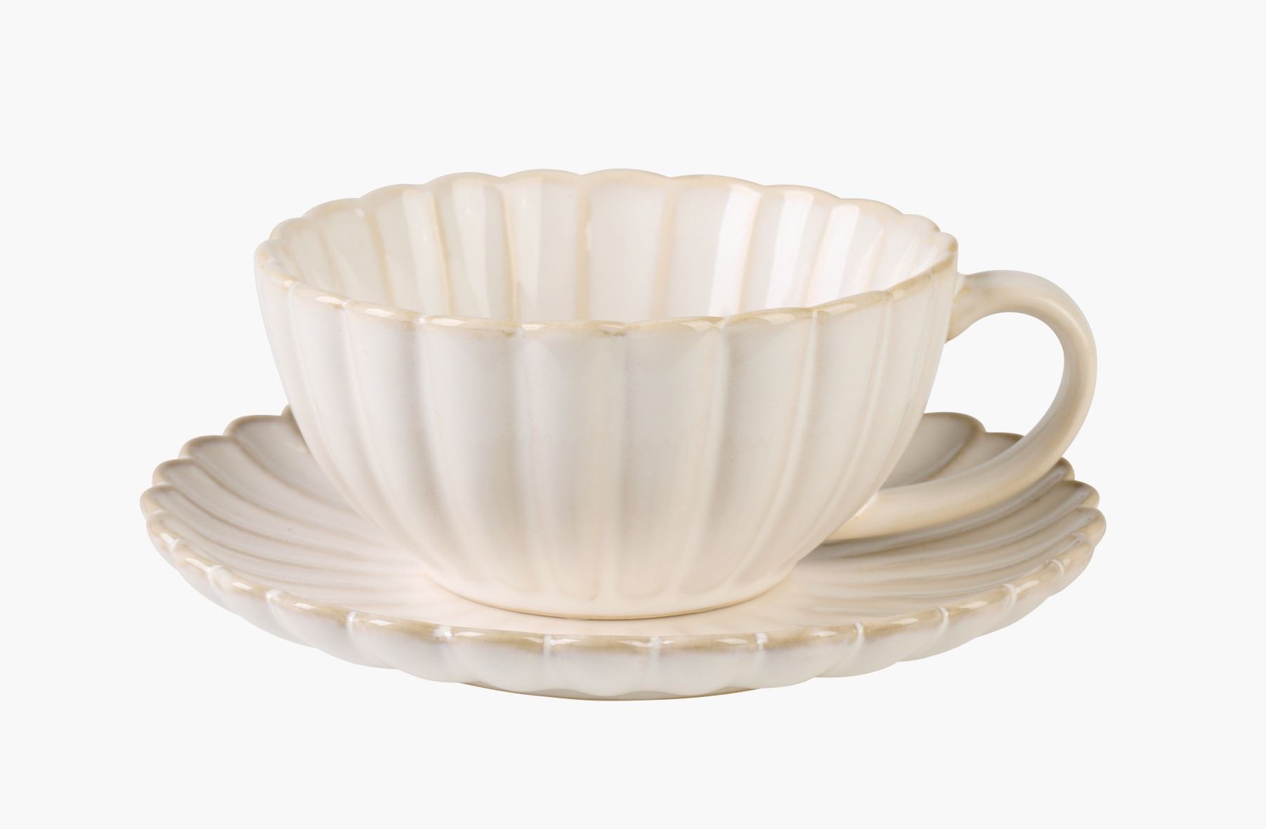 Kopp m/ skål hvit - 250ml hvit - 1