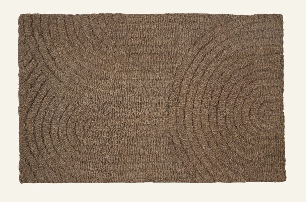 Dørmatte mørk brun - 50x80 cm mørk brun - 1