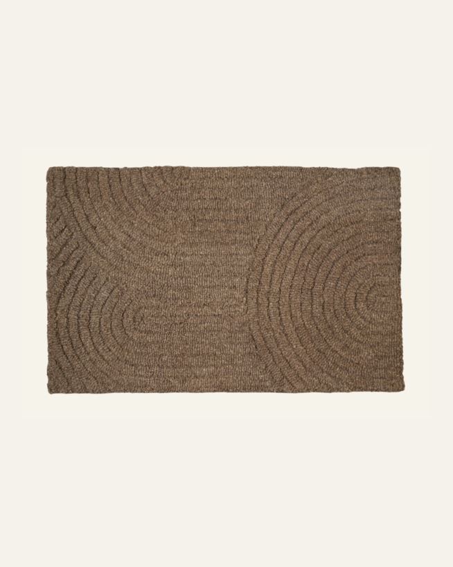 Dørmatte mørk brun - 50x80 cm mørk brun - 1