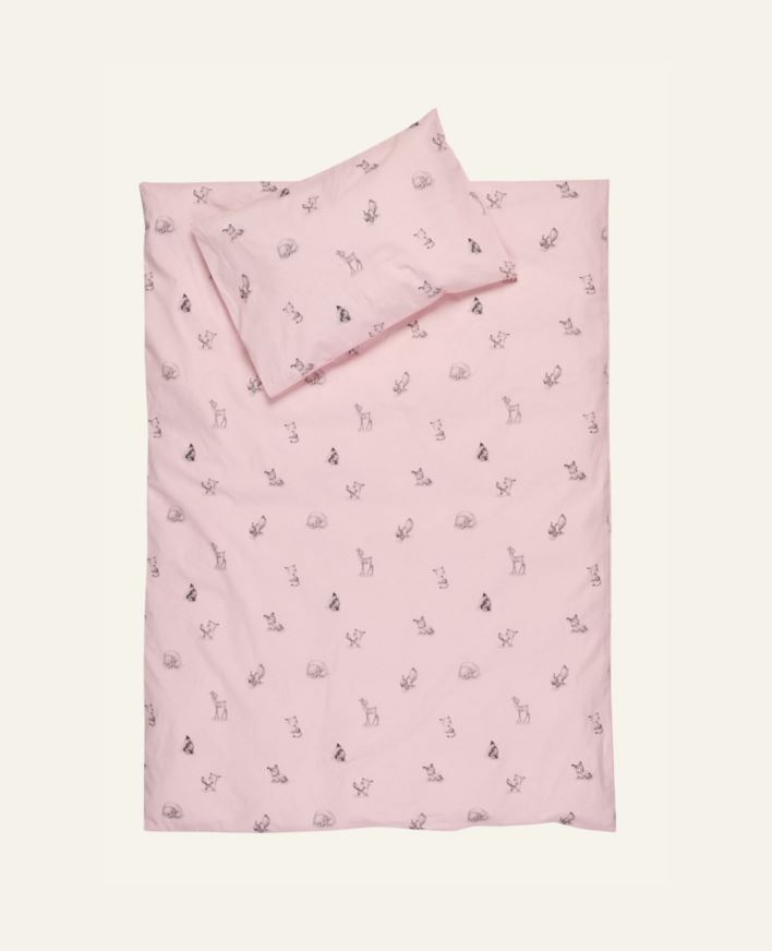 Sengesett baby lys rosa - 65x80/35x40 cm lys rosa - 1