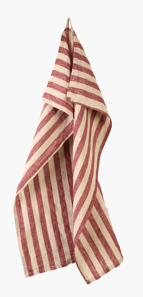 Kjøkkenhåndkle mørk rød - 47x70 cm mørk rød - 1