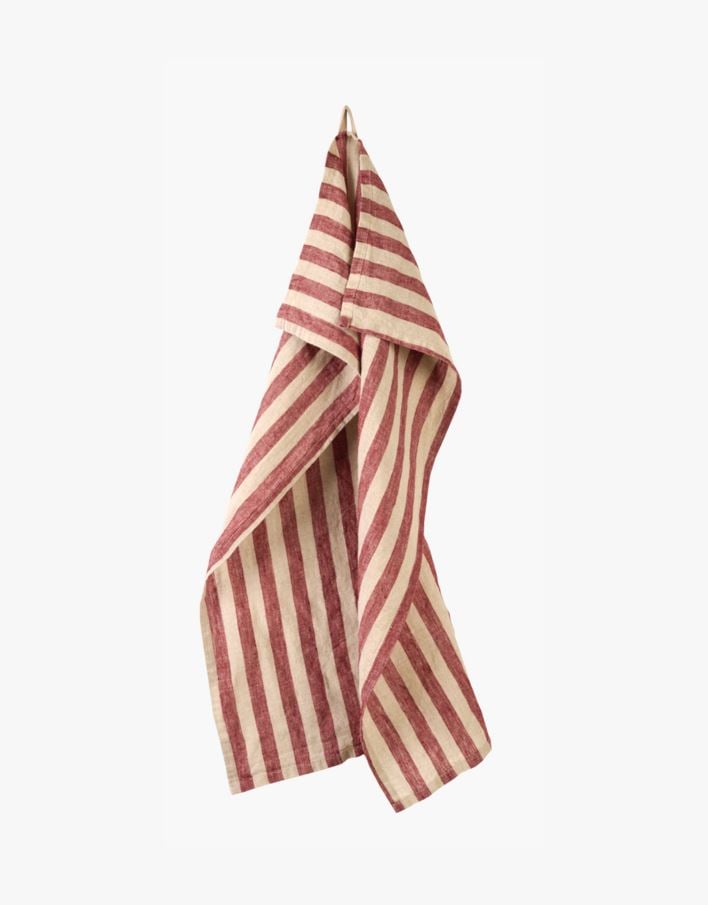 Kjøkkenhåndkle mørk rød - 47x70 cm mørk rød - 1