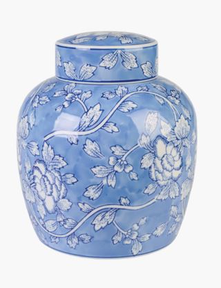 Kid Flowerly Dekorkrukke Blå 20,5x20,5x23,5 cm