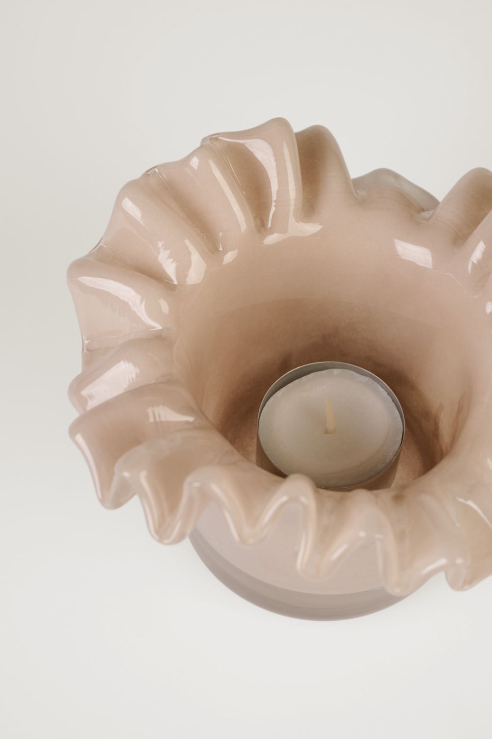 Telysholder taupe - 2