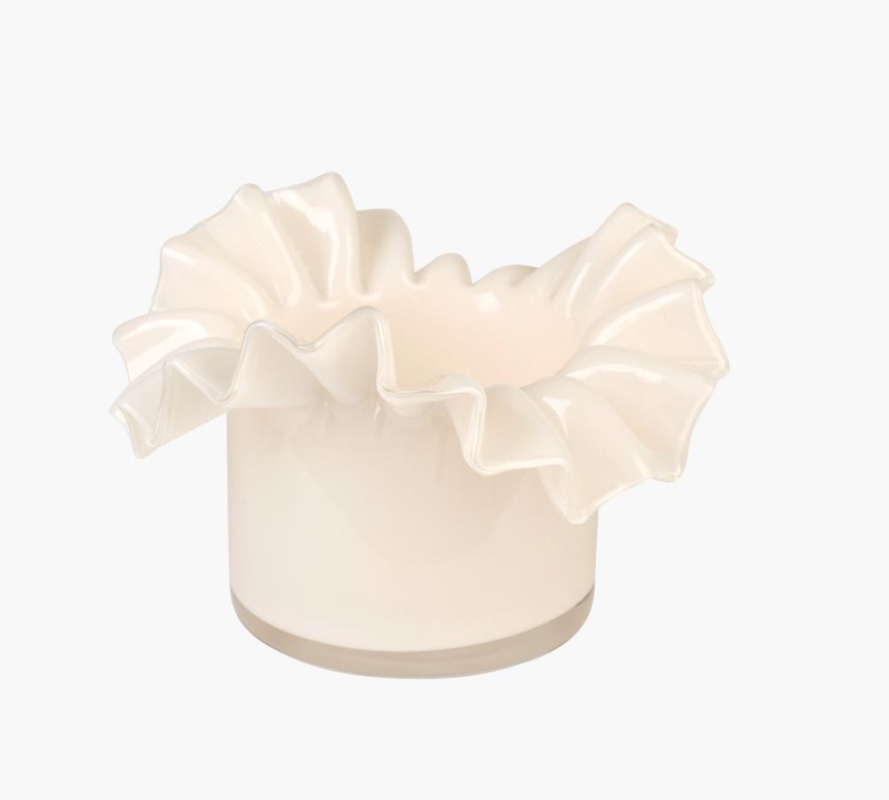 Telysholder offwhite - 16,5x16,5x9 cm offwhite - 1