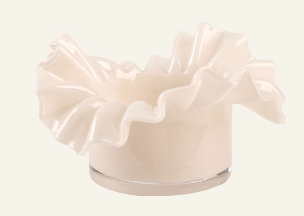 Telysholder lys beige - 16,5x16,5x9 cm lys beige - 1