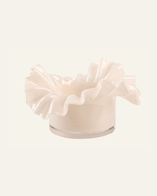 Telysholder lys beige - 16,5x16,5x9 cm lys beige - 1