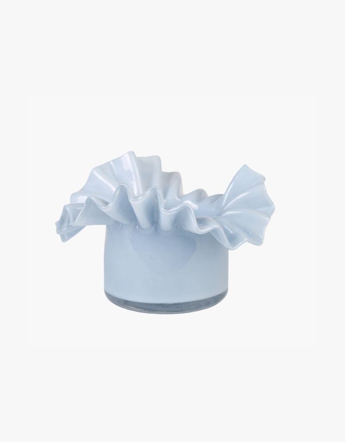 Telysholder lys blå - 16,5x16,5x9 cm lys blå - 1