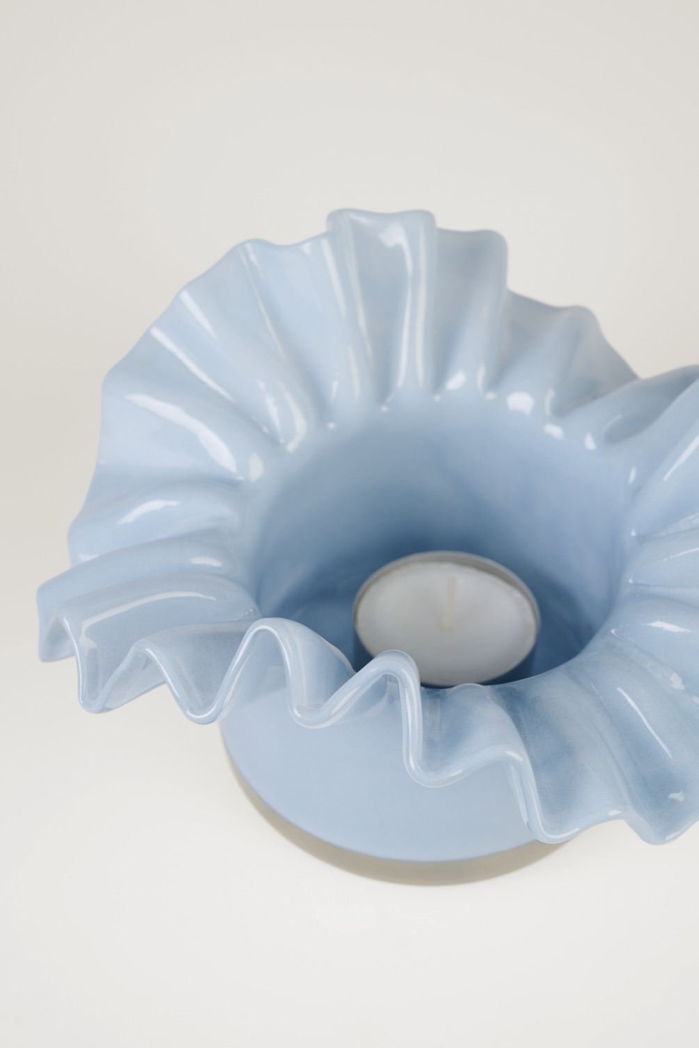 Telysholder lys blå - 2